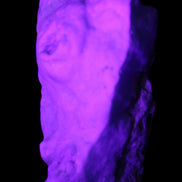 Blue Aragonite specimen 109*32*50mm 172g in UV light - Rocks and Things Store