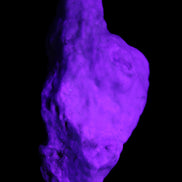 Blue Aragonite specimen 109*32*50mm 172g in UV light - Rocks and Things Store