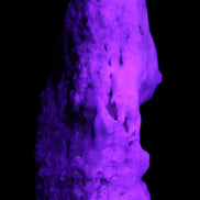 Blue Aragonite specimen 109*32*50mm 172g in UV light - Rocks and Things Store