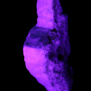 Blue Aragonite specimen 109*32*50mm 172g in UV light - Rocks and Things Store