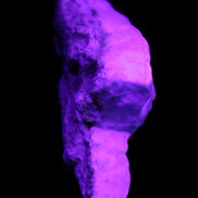 Blue Aragonite specimen 109*32*50mm 172g in UV light - Rocks and Things Store