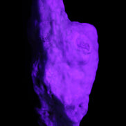 Blue Aragonite specimen 109*32*50mm 172g in UV light - Rocks and Things Store