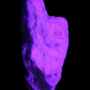 Blue Aragonite specimen 109*32*50mm 172g in UV light - Rocks and Things Store