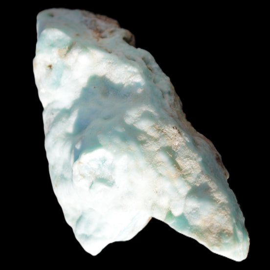 Blue Aragonite specimen 109*32*50mm 172g in sunlight - Rocks and Things Store
