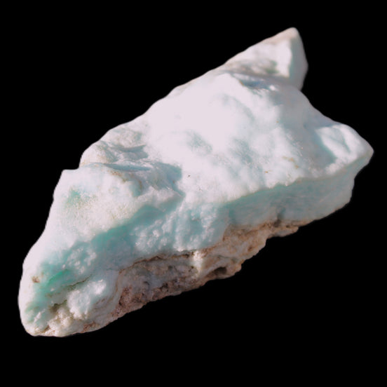 Blue Aragonite specimen 109*32*50mm 172g in sunlight - Rocks and Things Store
