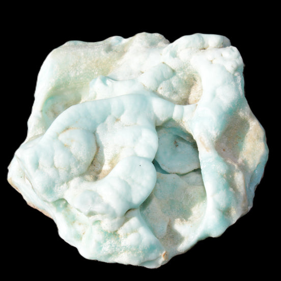 Blue Aragonite specimen 68*40*65mm 156g in sunlight - Rocks and Things Store