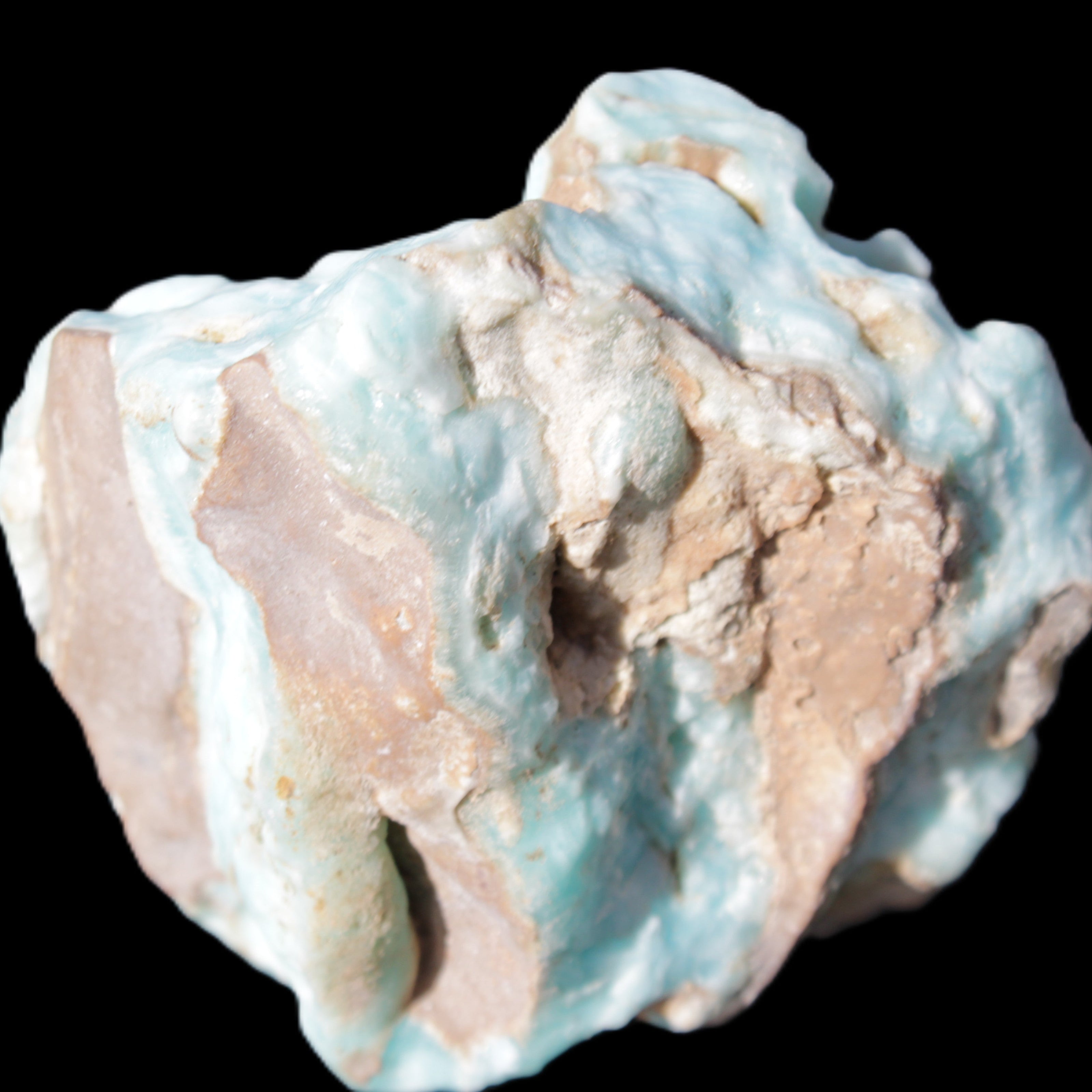 Blue Aragonite specimen 68*40*65mm 156g Rocks and Things Store