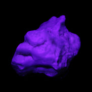 Blue Aragonite specimen 59*34*44mm 88.5g in UV light - Rocks and Things Store