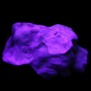 Blue Aragonite specimen 59*34*44mm 88.5g in UV light - Rocks and Things Store