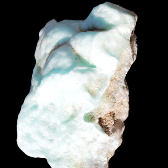 Blue Aragonite specimen 59*34*44mm 88.5g in sunlight - Rocks and Things Store