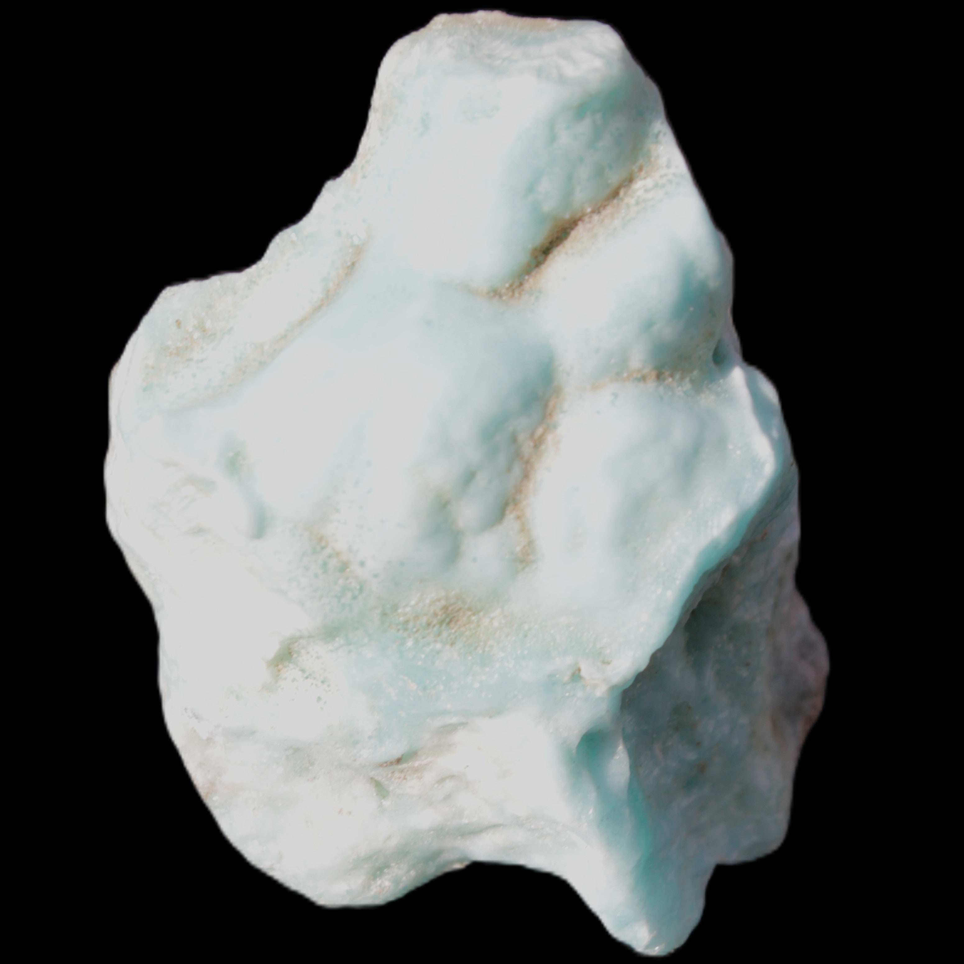 Blue Aragonite specimen 59*34*44mm 88.5g in sunlight -  Rocks and Things Store