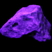 Blue Aragonite specimen 65*38*48mm 141g in UV light - Rocks and Things Store