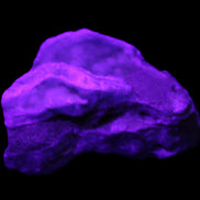 Blue Aragonite specimen 65*38*48mm 141g in UV light - Rocks and Things Store