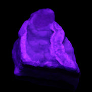 Blue Aragonite specimen 65*38*48mm 141g in UV light - Rocks and Things Store