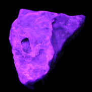 Blue Aragonite specimen 65*38*48mm 141g in UV light - Rocks and Things Store