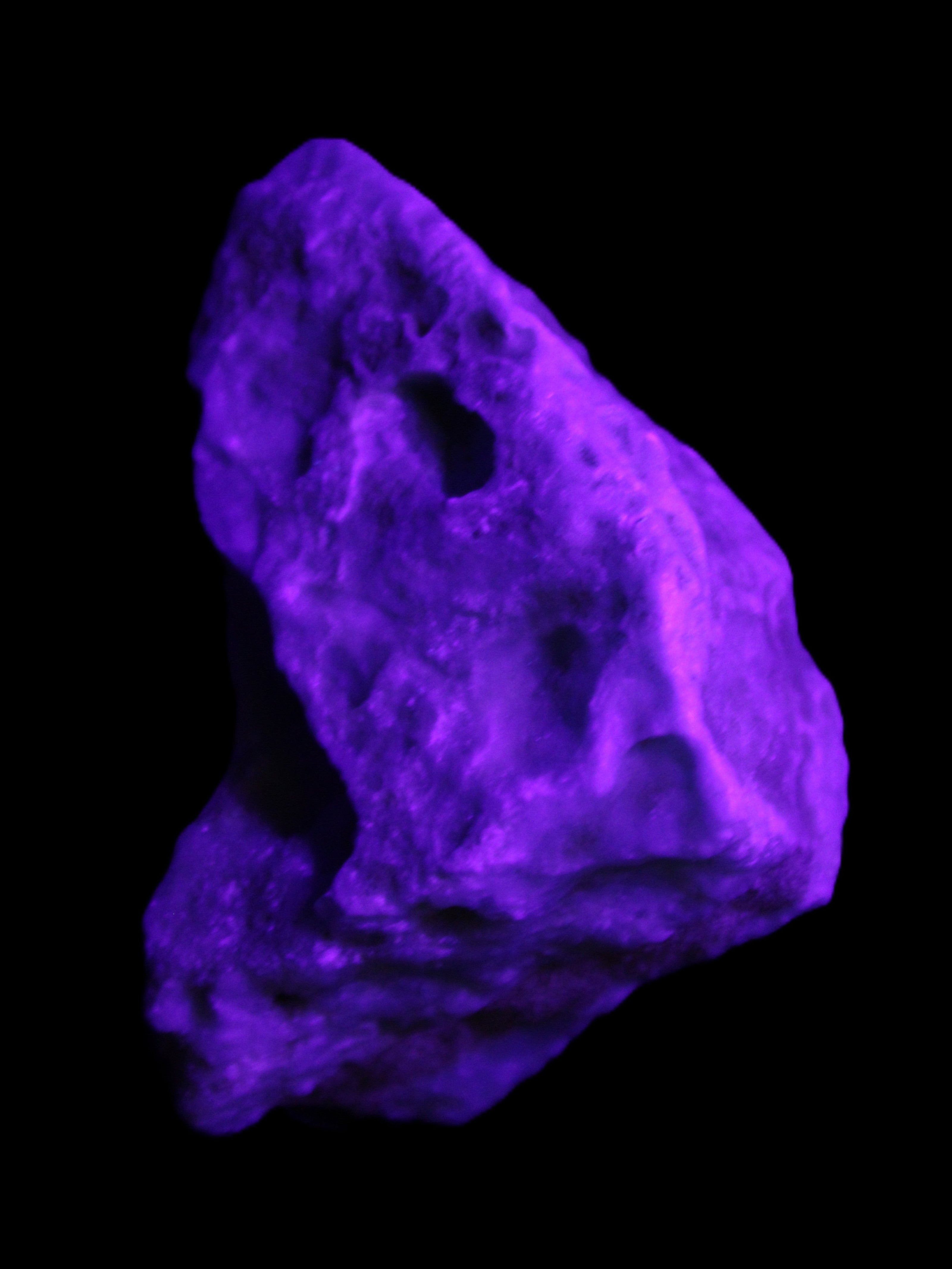 Blue Aragonite specimen 65*38*48mm 141g in sunlight - Rocks and Things Store