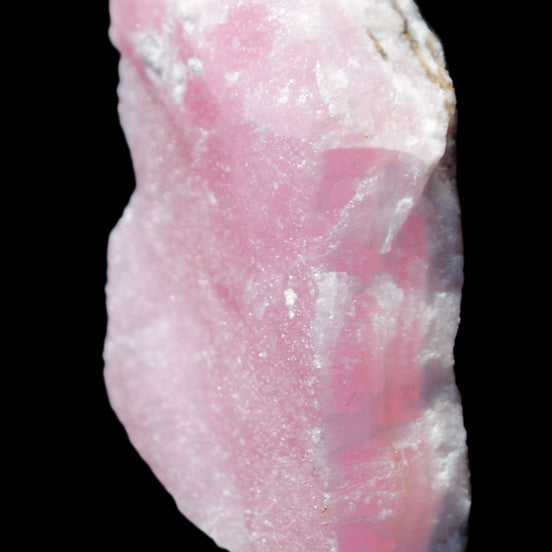 Pink Aragonite specimen from Pakistan 95*23*60mm 165.8g in sunlight - Rocks and Things Store