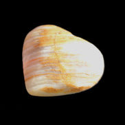 Afghan Jade heart 29mm 12.2g in sunlight - Rocks and Things Store