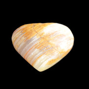 Afghan Jade heart 29mm 12.2g in sunlight - Rocks and Things Store