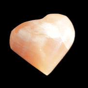 Honey Calcite heart 36mm 35.8g in sunlight - Rocks and Things Store
