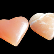 Ten Honey Calcite hearts selection 53-60mm 969g Wholesale Rocks and Things Store