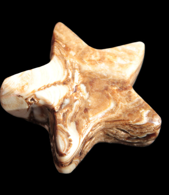 Chocolate Star Calcite 58*19mm 101.2g Rocks and Things Store