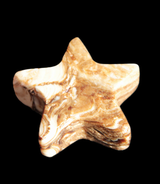 Chocolate Star Calcite 58*19mm 101.2g Rocks and Things Store