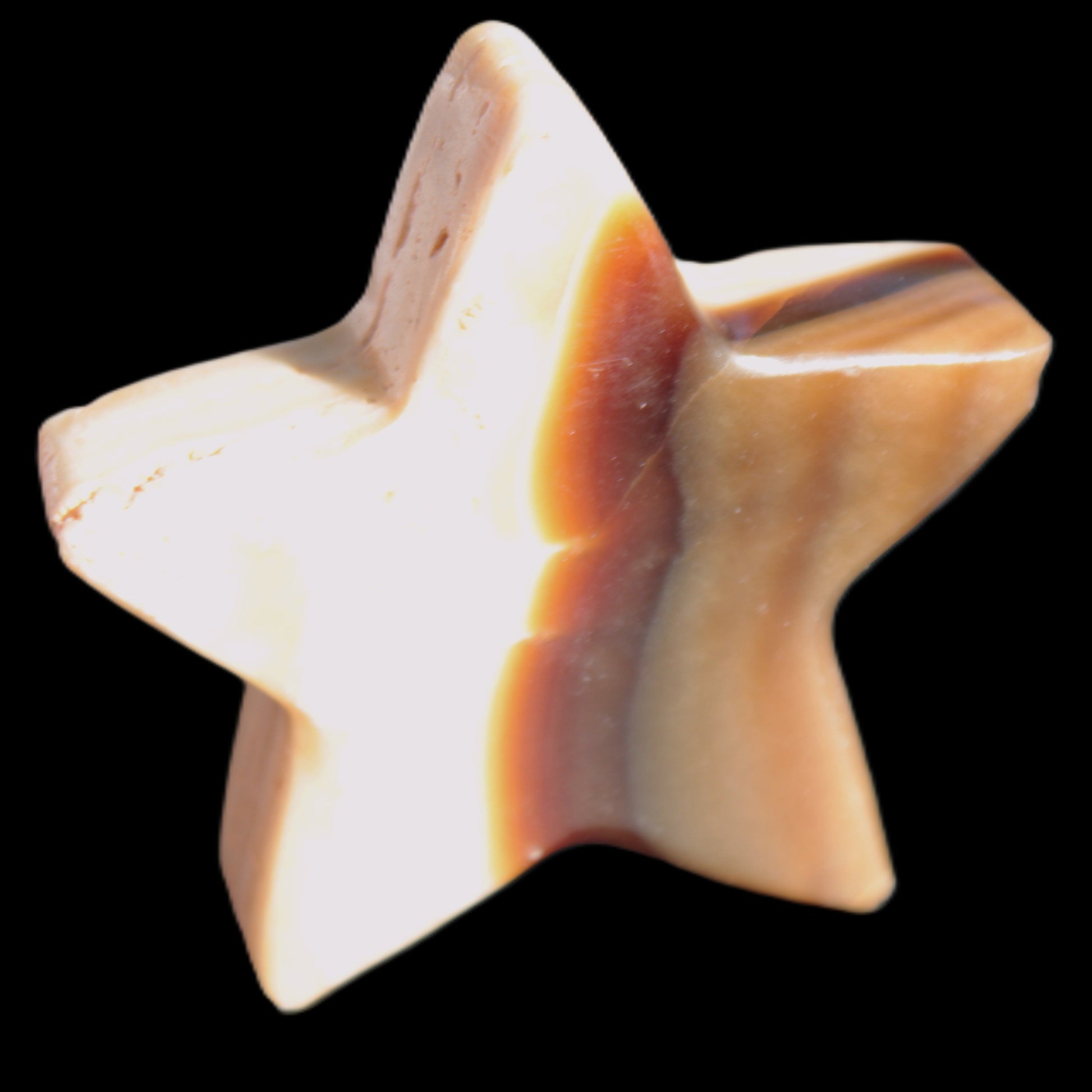 Chocolate Calcite Star 70*19mm 136.5g Rocks and Things Store