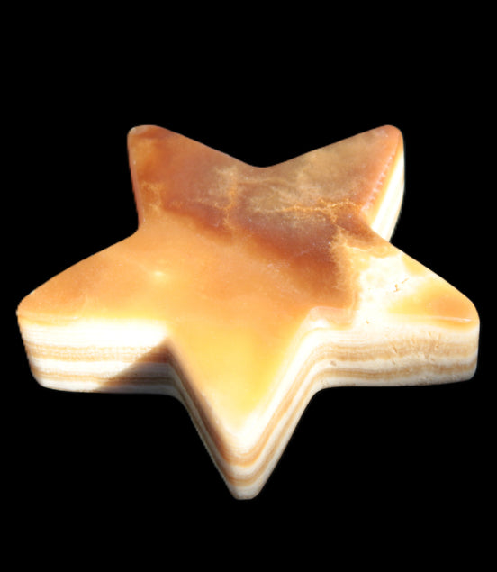 Chocolate Calcite Star 78*19mm 149.1g Rocks and Things Store