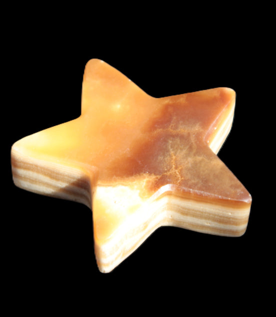 Chocolate Calcite Star 78*19mm 149.1g Rocks and Things Store