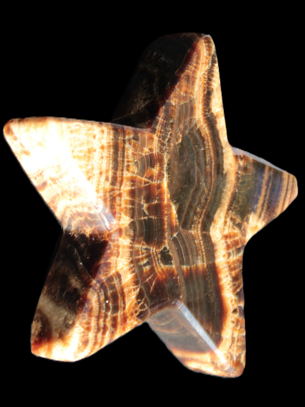 Chocolate Calcite Star 101*20mm 277.3g Rocks and Things Store