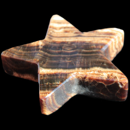 Chocolate Calcite Star 101*20mm 277.3g Rocks and Things Store