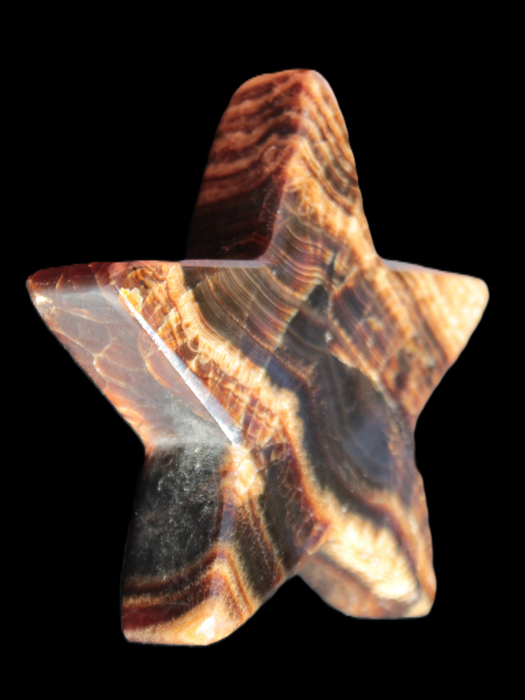 Chocolate Calcite Star 101*20mm 277.3g Rocks and Things Store