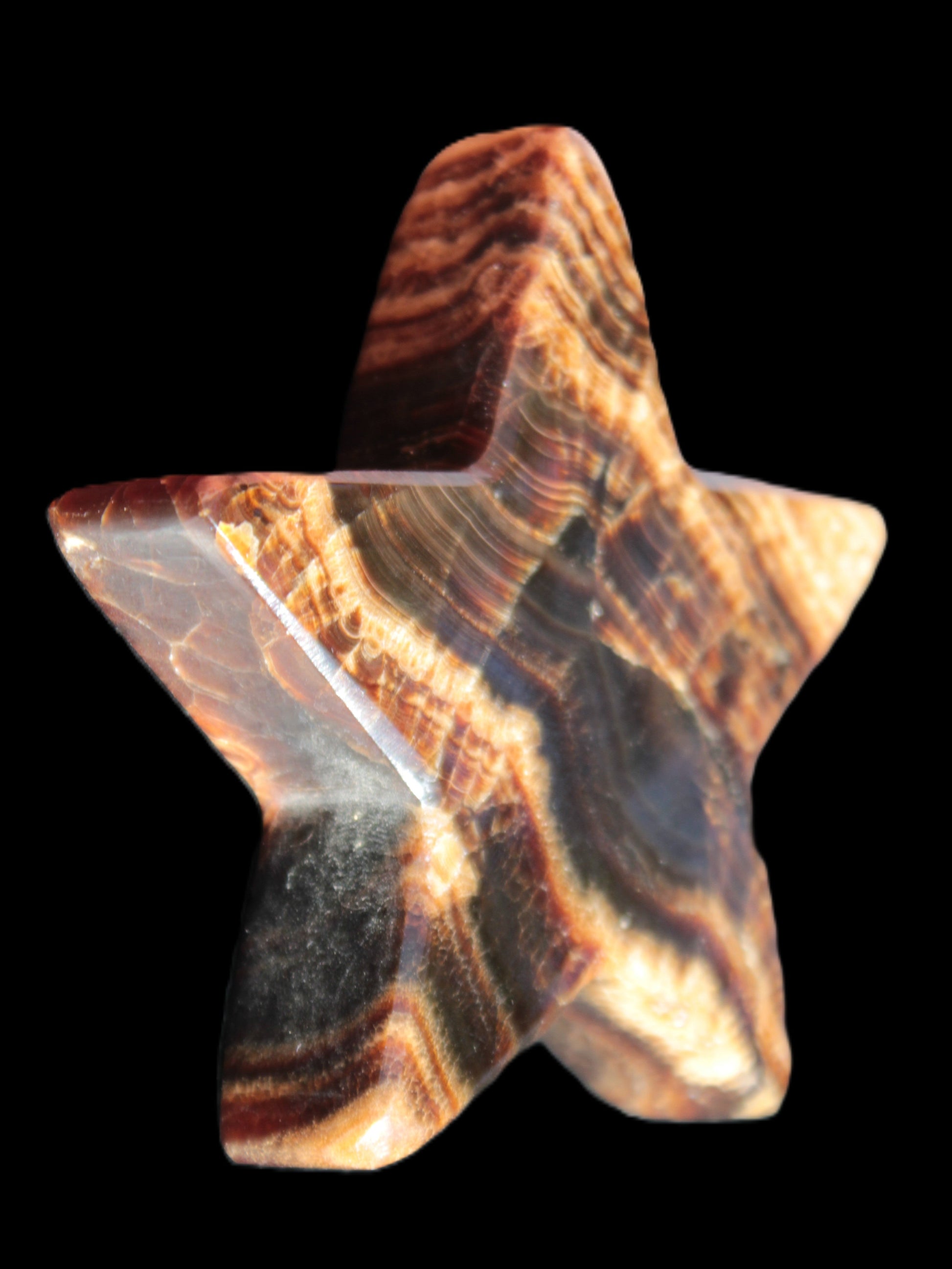 Chocolate Calcite Star 101*20mm 277.3g Rocks and Things Store