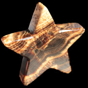 Chocolate Calcite Star 101*20mm 277.3g Rocks and Things Store