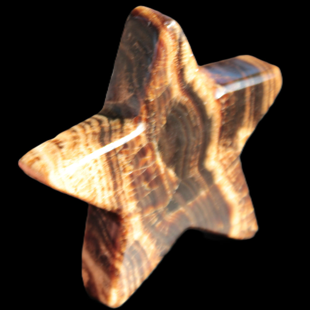 Chocolate Calcite Star 101*20mm 277.3g Rocks and Things Store