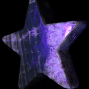 Chocolate Calcite Star 103*18mm 237.7g in sunlight - Rocks and Things Store