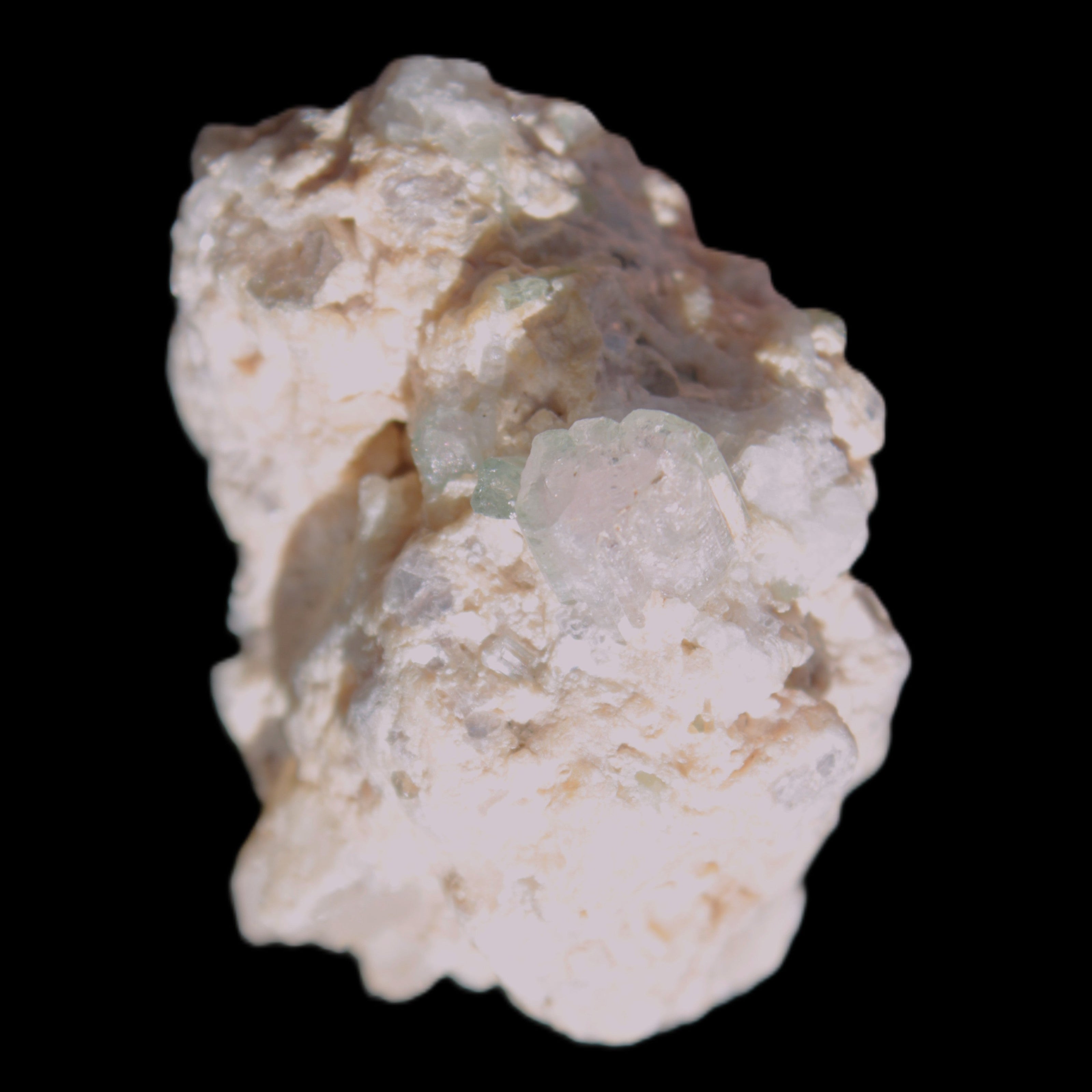 Aquamarine and Mica cluster 42*31*26mm 156ct 31.5g in bright sunshine - Rocks and Things Store