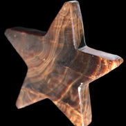 Chocolate Calcite Star 103*19mm 243.3g in very bright sunshine - Rocks and Things Store