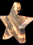 Chocolate Calcite Star 103*18mm 249.6g in bright sunshine - Rocks and Things Store