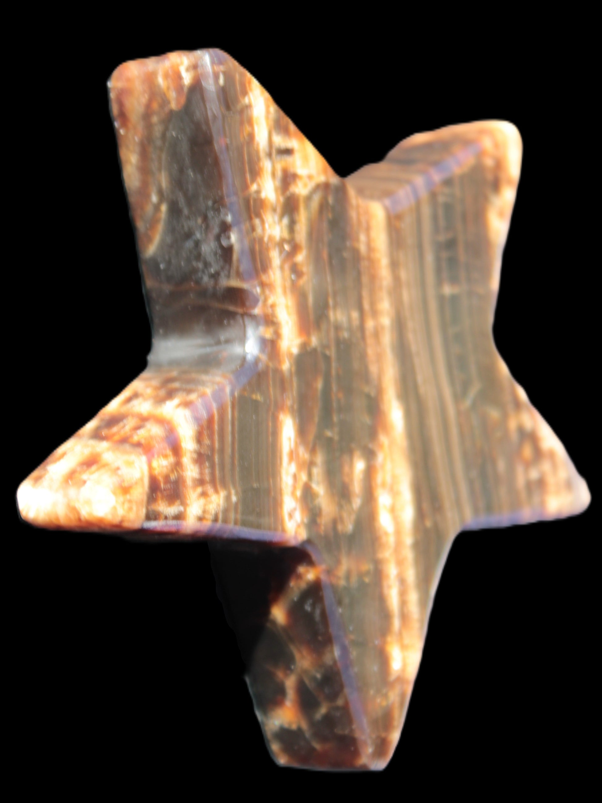 Chocolate Calcite Star 103*18mm 249.6g Rocks and Things Store