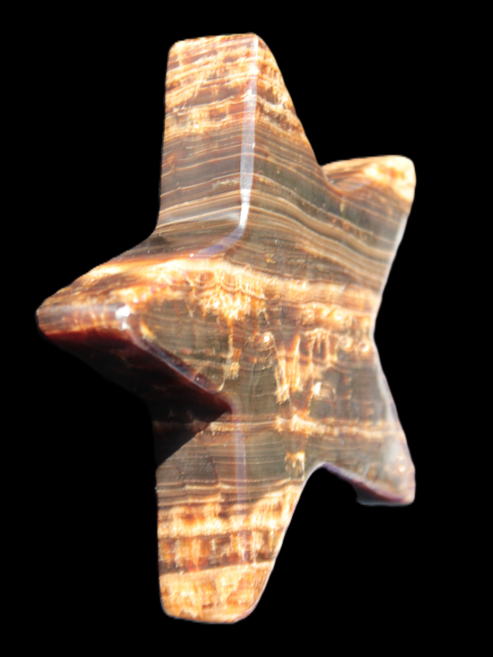 Chocolate Calcite Star 103*18mm 249.6g Rocks and Things Store