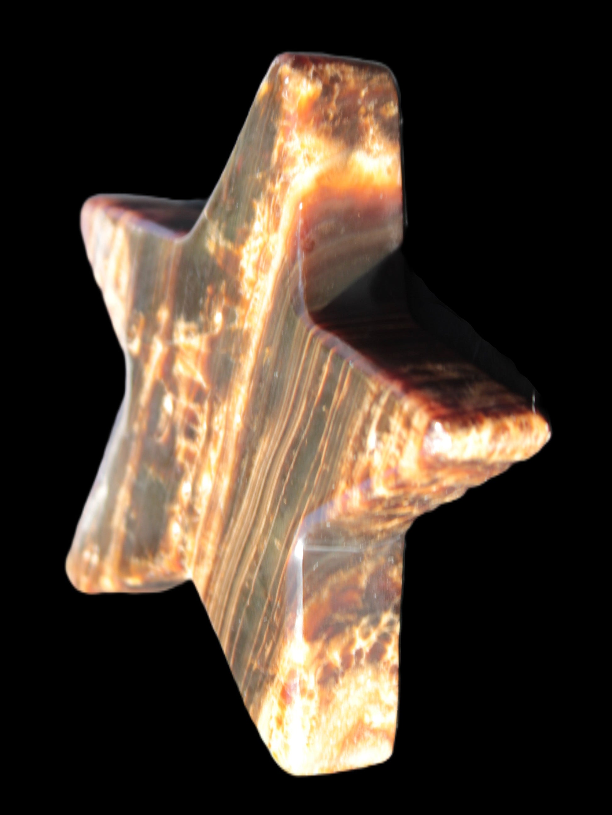 Chocolate Calcite Star 103*18mm 249.6g Rocks and Things Store