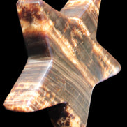 Chocolate Calcite Star 103*18mm 249.6g Rocks and Things Store