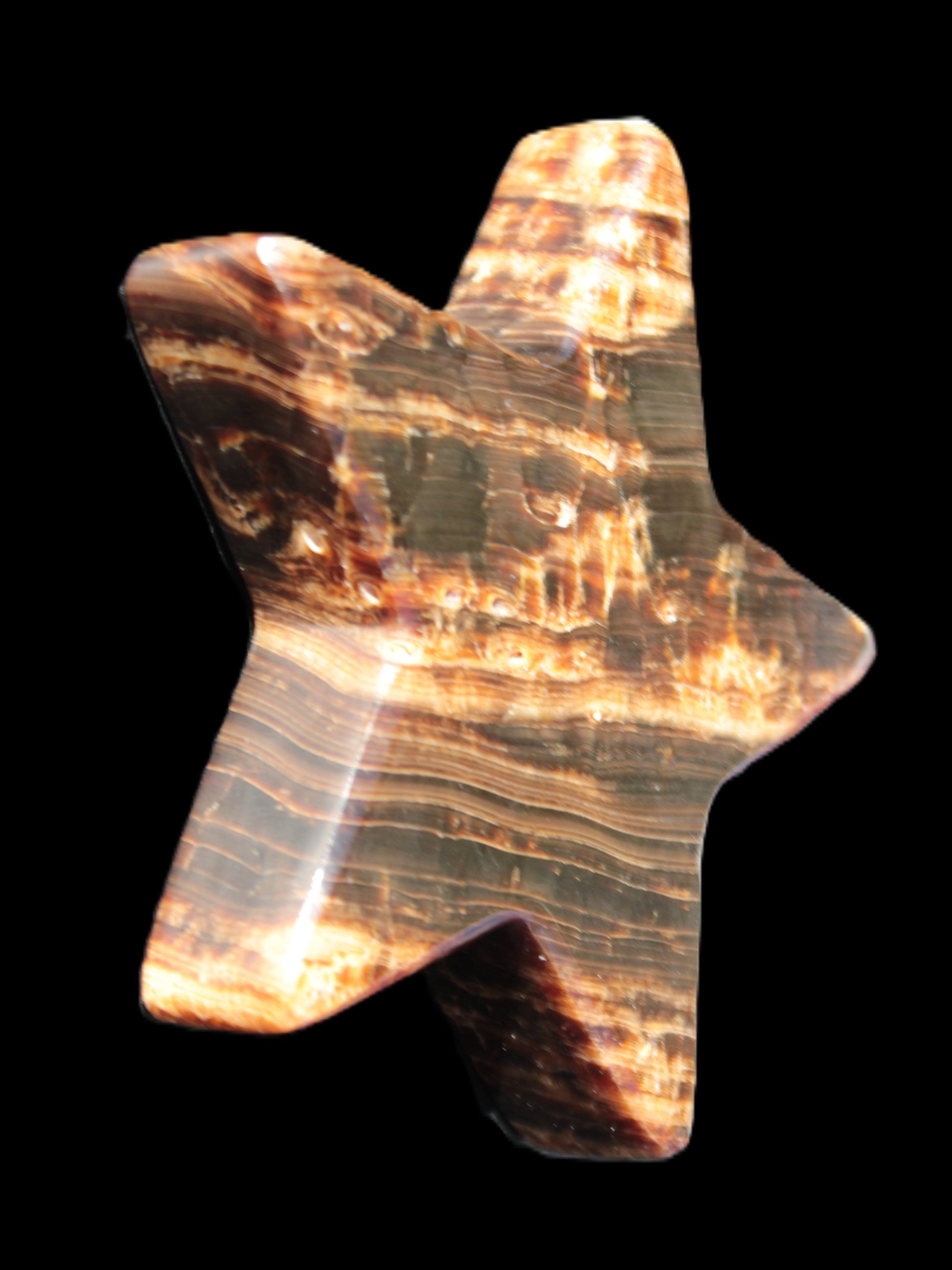 Chocolate Calcite Star 103*18mm 249.6g Rocks and Things Store