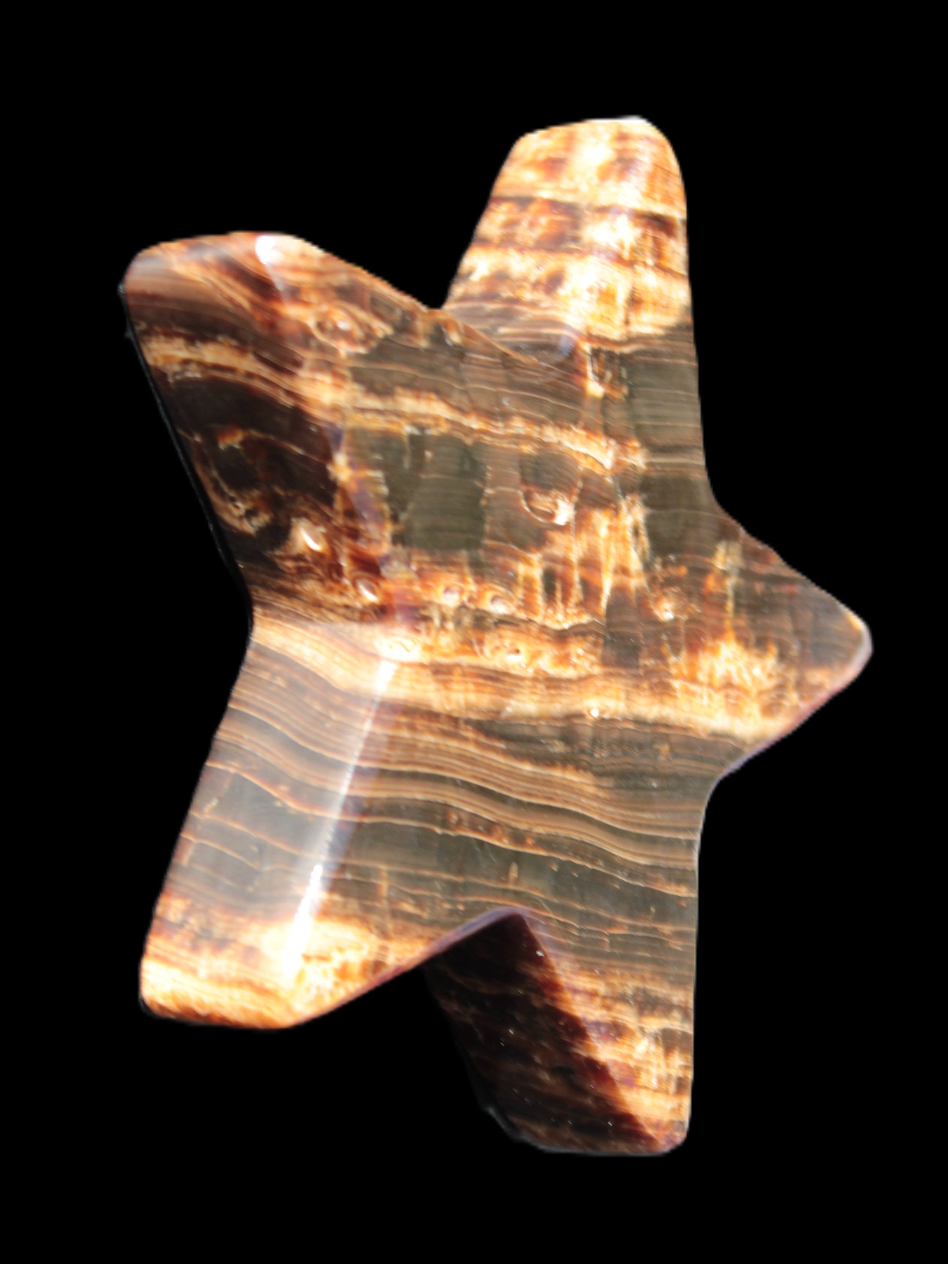 Chocolate Calcite Star 103*18mm 249.6g Rocks and Things Store
