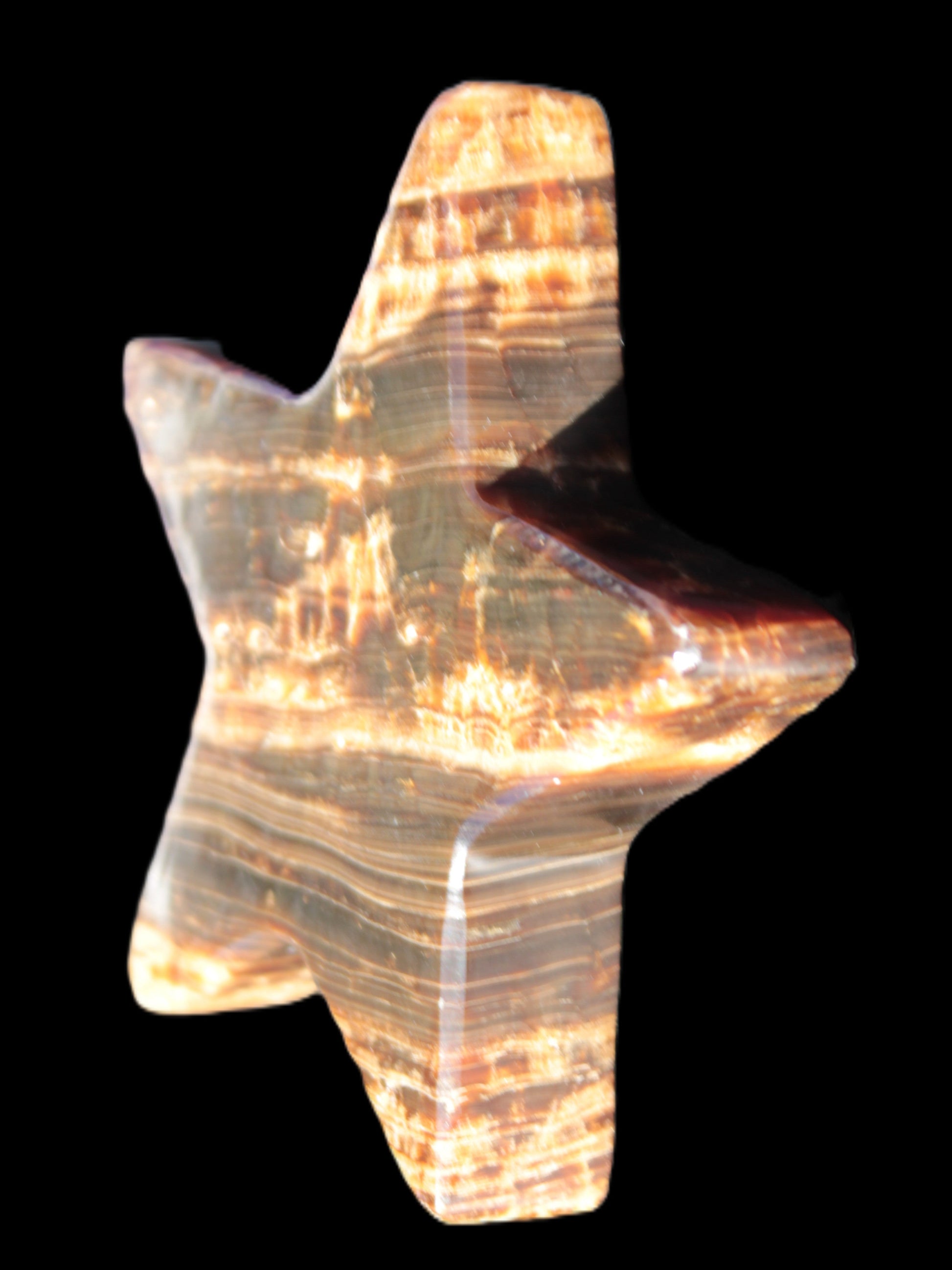 Chocolate Calcite Star 103*18mm 249.6g Rocks and Things Store