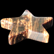 Chocolate Calcite Star 103*18mm 249.6g Rocks and Things Store