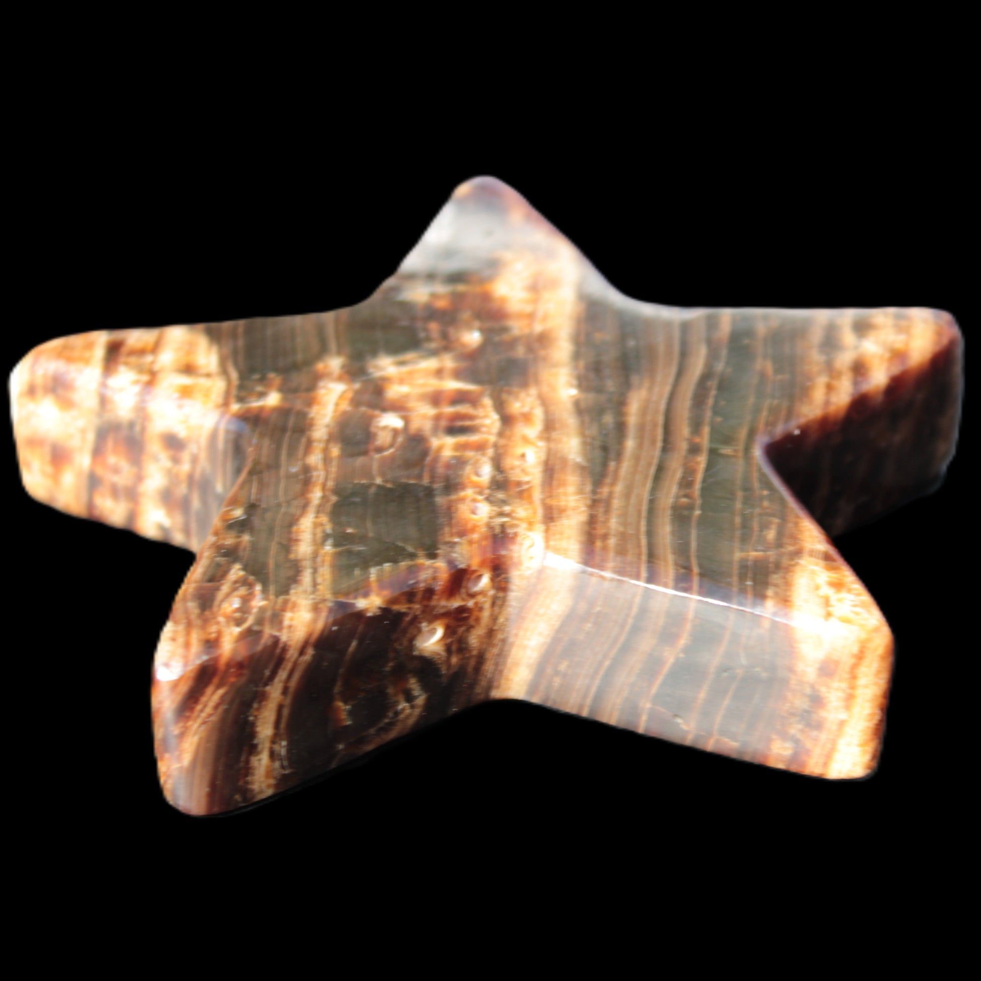 Chocolate Calcite Star 103*18mm 249.6g Rocks and Things Store