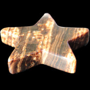 Chocolate Calcite Star 103*18mm 249.6g Rocks and Things Store